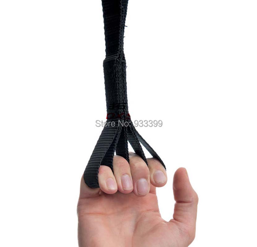 Pull Up Grip Strength Strap, Finger Gripper Strengthener Trainer, Cable Machine Attachments