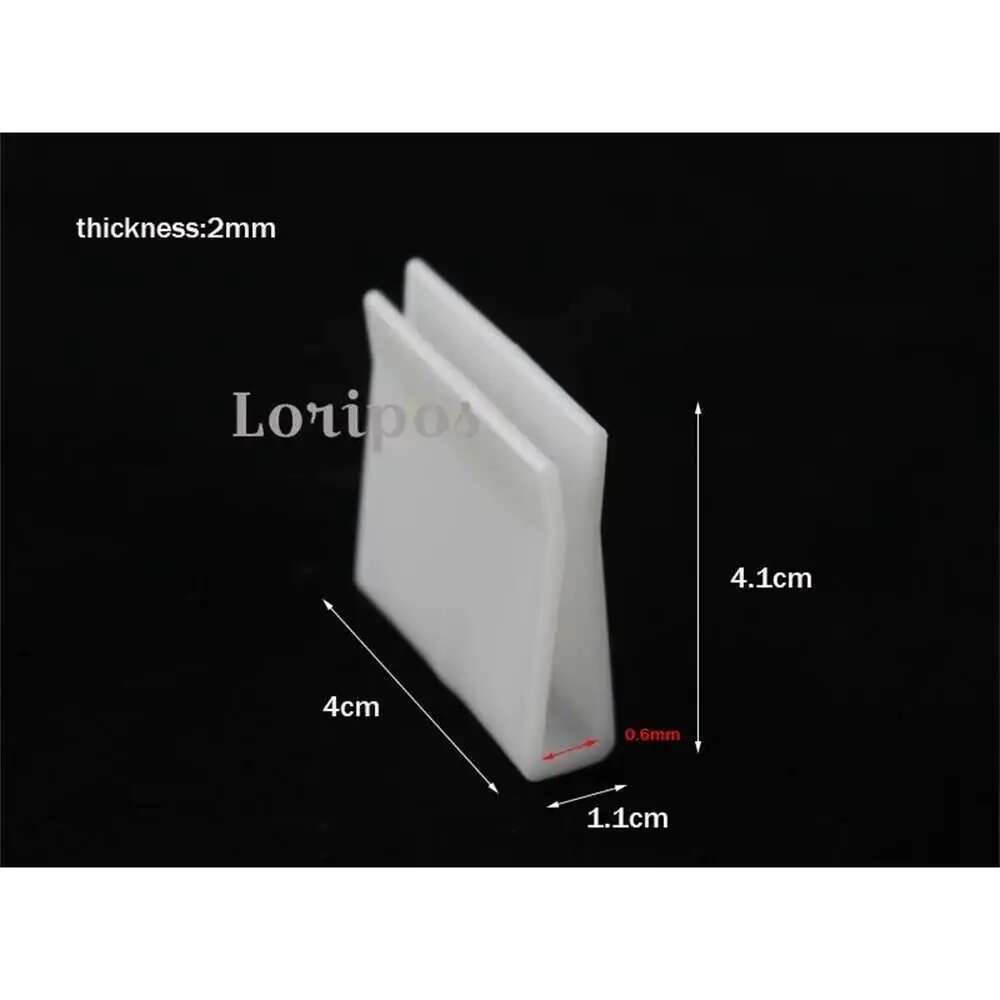 U Snap Plastic Clip Abs Injection Snap Carton Paper Board Connection Fastener Paper Cardboard Shelf Display Construction Clamp