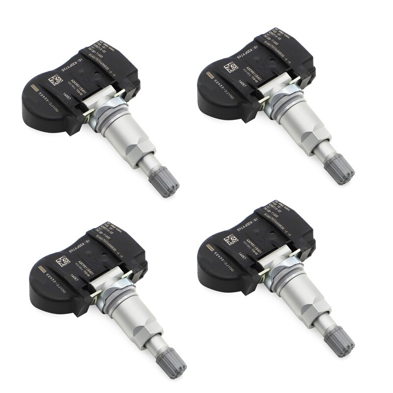 4pcs 52933-2J100 433MHZ Wheel Tire Pressure Monitor TPMS Sensor For Kia ...