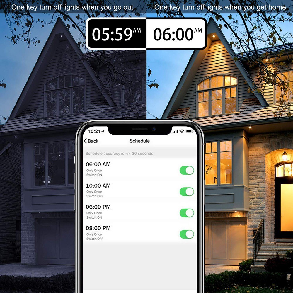 Smart Wifi Schakelaar Draadloze Voice/App Controle Compatibel Met Google Home Ifttt Elektrische Voor Diy Domotica Module 10A