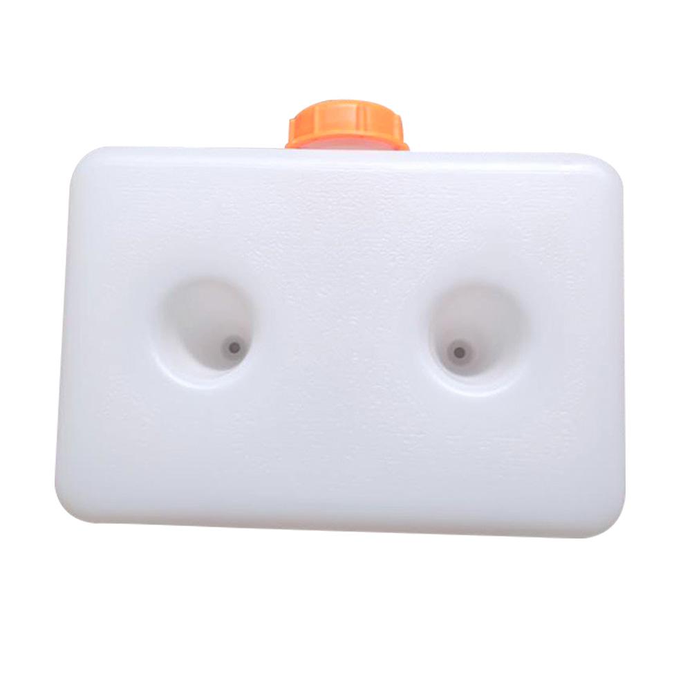 5L Car Heater Fuel Tank Parking Heater Fuel Tank Plastic Leakproof Corrosion Resistance Motor Petrol Gas Tank with 2 Holes: Default Title
