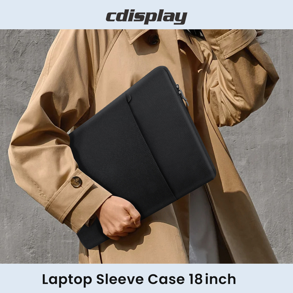 Cdisplay-bolsa para ordenador portátil, funda para portátil de 18, 17 y 15,6 pulgadas, para MacBook Pro 16, 14, 13, Monitor portátil, Thinkpad, Dell