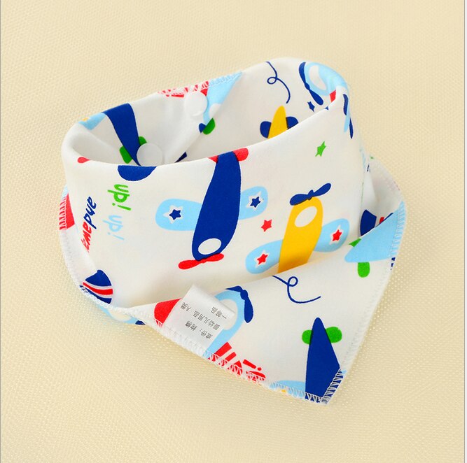 1Pcs Newborn Baby Feeding Saliva Towel Unisex Cotton Dribble Triangle Bandana Bibs Infant Kids Burp Cloths: C