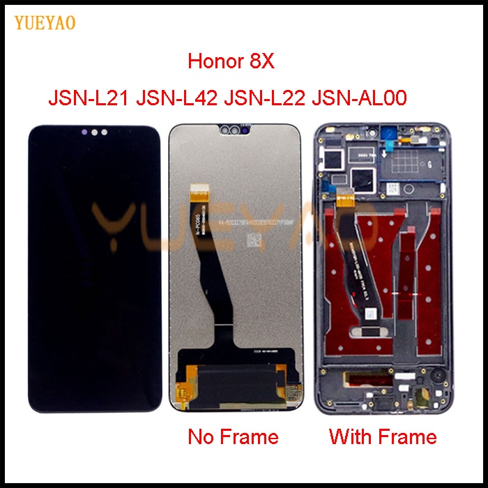 100% Original novo Para Huawei Honor 8X Display LCD + Digitador Touch Para Honra 8X LCD JSN-L21 JSN-L42 JSN-AL00 JSN-L22 display LCD