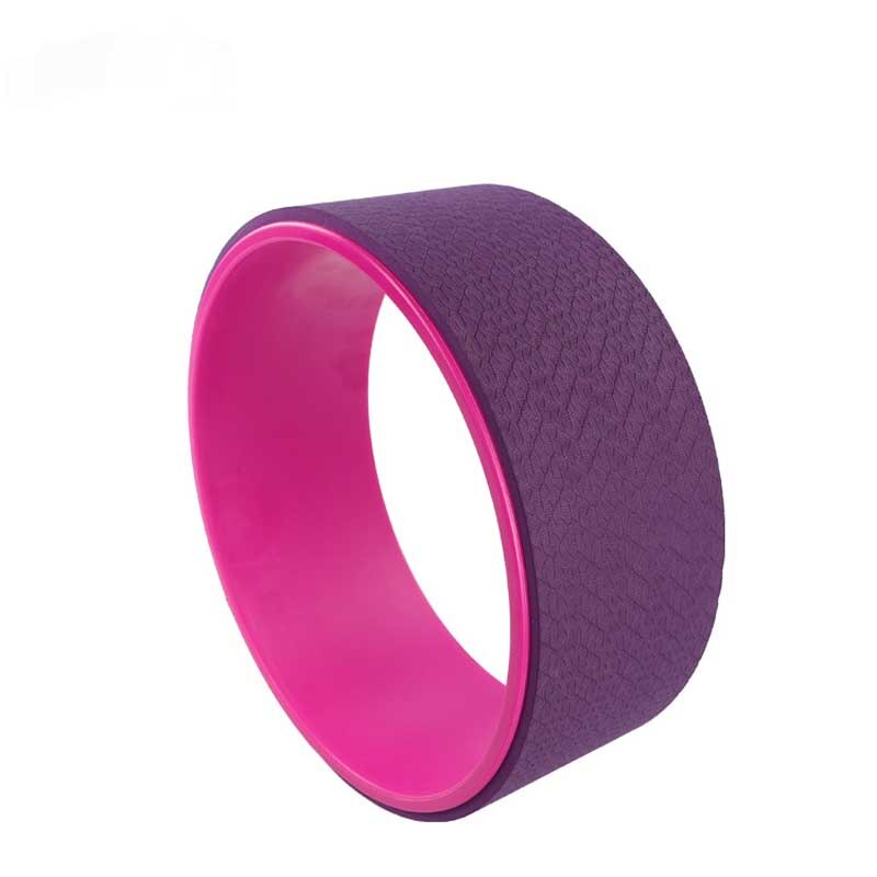 Yoga Pilates Cirkel Tpe Yoga Fitness Roller Wiel Terug Training Tool Afslanken Magic Taille Vorm Pilates Ring: Paars