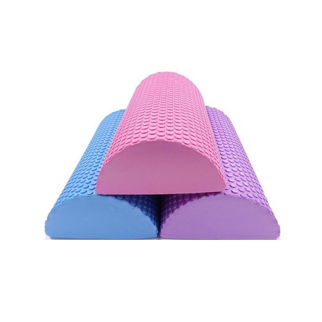 Half Ronde Foam Roller Massage Yoga 30 cm Gemaakt door EVA schuim, lichtgewicht, zeer zacht. Pilates Fitness Apparatuur