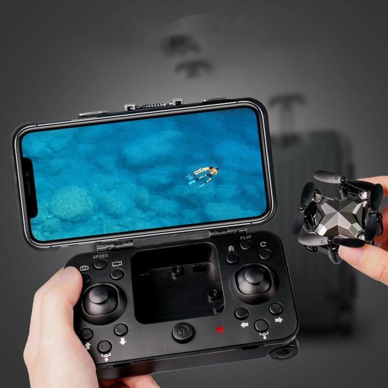 Mini Dron plegable con cámara HD para niños, cuadricóptero de juguete plegable con cámara HD gestual photo RC