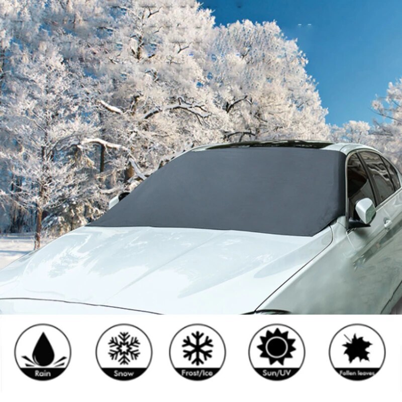 Couverture Pare-Brise Voiture Pour Citroen C4 C4 Cactus C4 Picasso, Bâche Pare Brise Voiture Protection Pare Brise Hiver Couverture Repliable Anti Neige Pluie