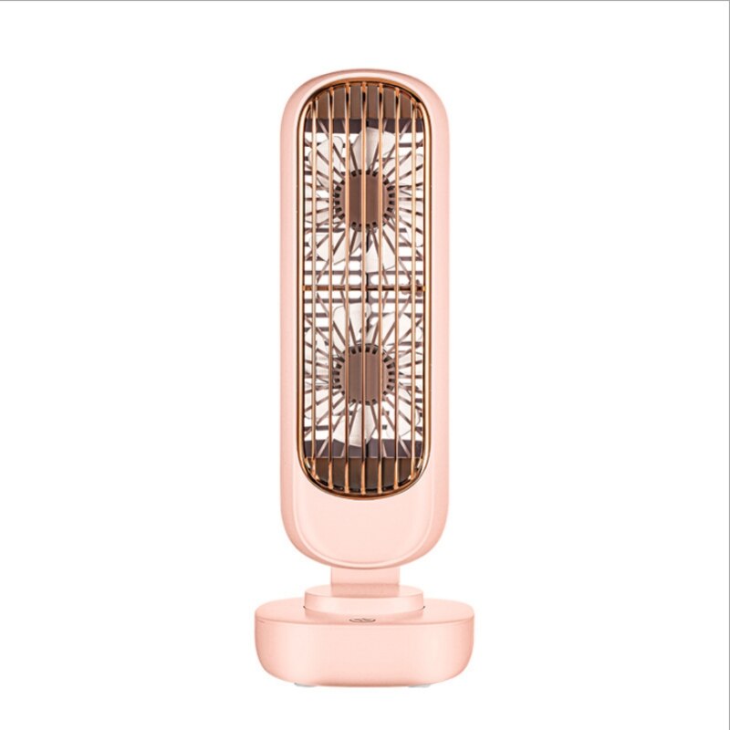 Retro Double-leaf Tower Fan Office Desktop Fan Ver... – Grandado