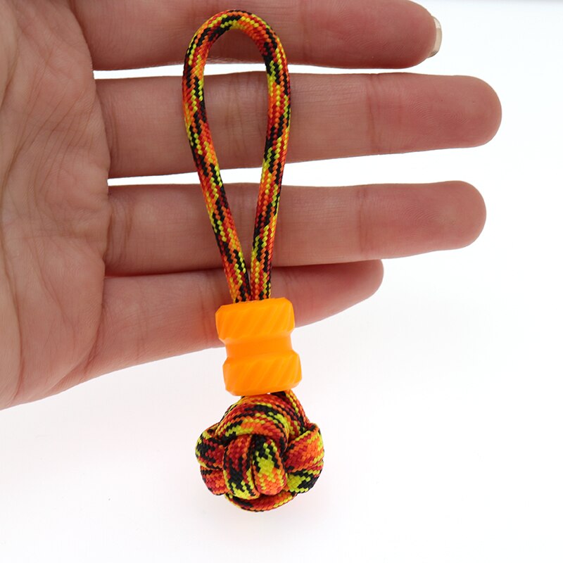 Hand Gevlochten Paracord Knopen Diy Sleutelhanger Camping Survival Gereedschap