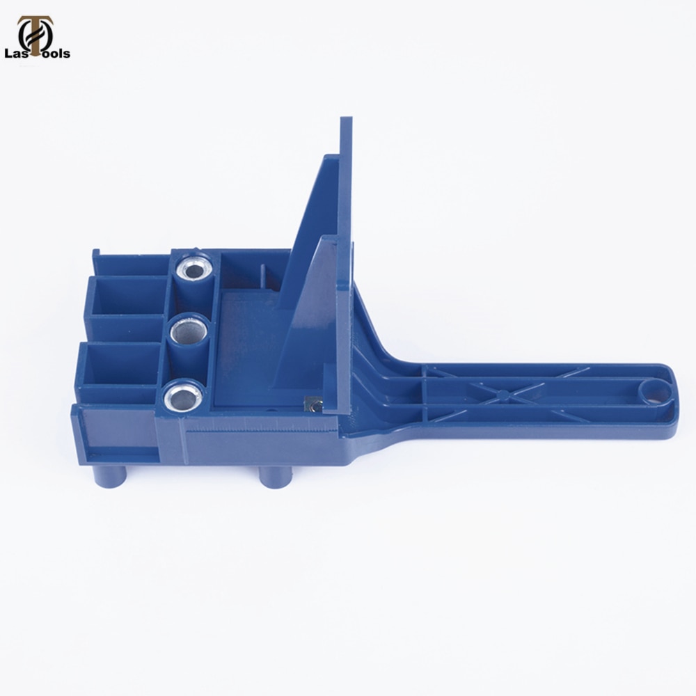 Houtbewerking Deuvel Jig past 6 8 10mm Boren Hout Boren Doweling Gat Zag Gereedschap Handheld Boor Gids met metalen Mouw
