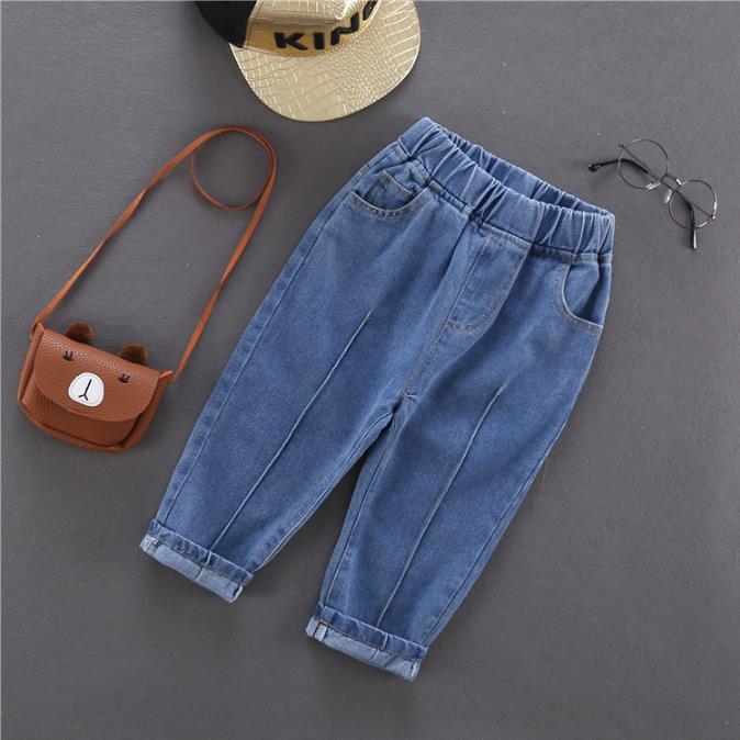Boys jeans spring Kids Jeans Boys Pants Elastic Waist Stretch Denim Clothes Children Trousers For 2 to 6 Years