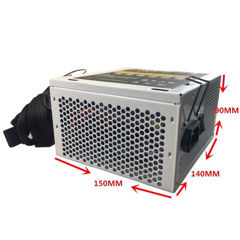 700W PSU Power For Desktop SATA ATX 12V Gaming PC Power Supply 24Pin 700Walt 18 LED Silent Fan Computer Power Supply For BTC