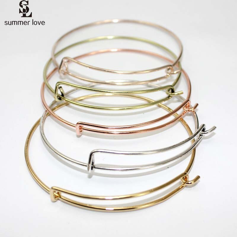 Hot Moda Diy Jóias Openable 10 Fiação Pulseira Ajustável Mulheres Charme Pulseiras Expansíveis Atacado um Lote PCS
