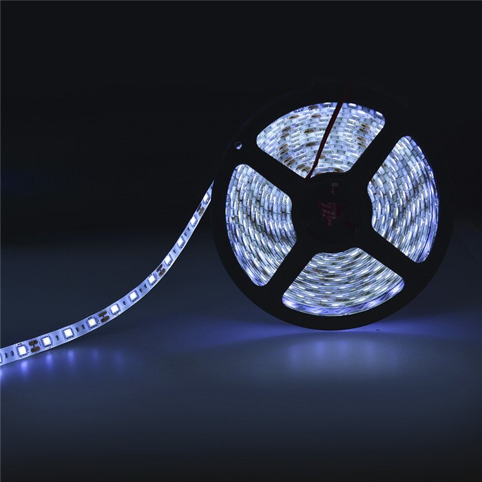 DC 12V 5M Waterproof LED Strip SMD5050 5050 RGB 60LEDs/M Flexible Light 5050 LED Strip RGB White/Warm White/Pink/Blue/Green/Red: Warm White