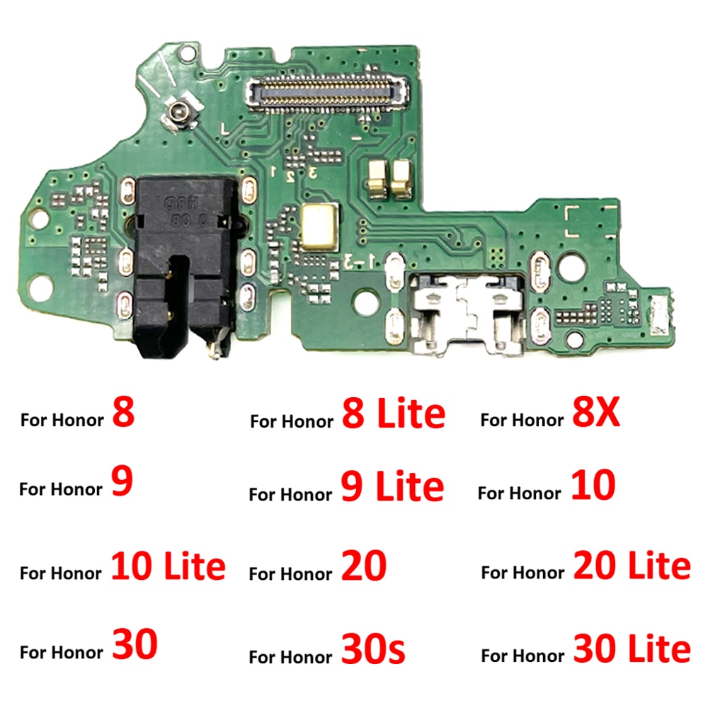 Złącze zasilania USB złącze wtykowe Port dokowania Flex Cable dla Huawei Honor 20 5A 5X 10 9X 8X 8 9 30 lite 9S 30s