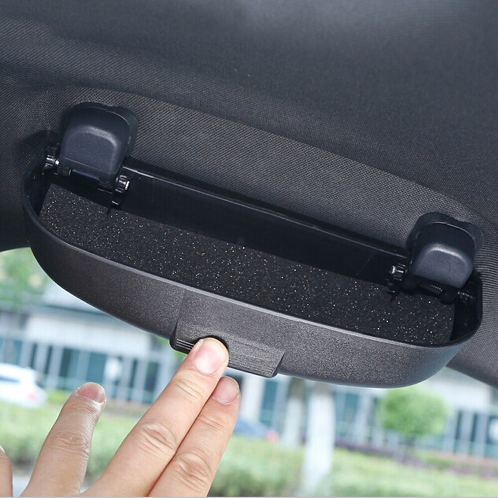 Car Sun Glasses Case Sunglasses Holder Storage Box For Land Rover Range Rover Velar Evoque Freelander Discovery Vision Defender