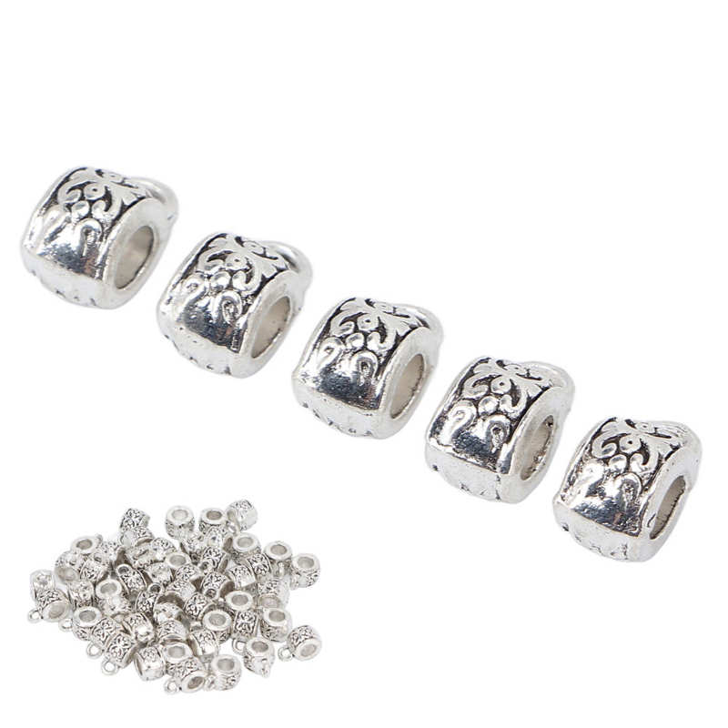 Beard Beads Multifunctional Hair Tube Beads for Necklaces for Bracelets