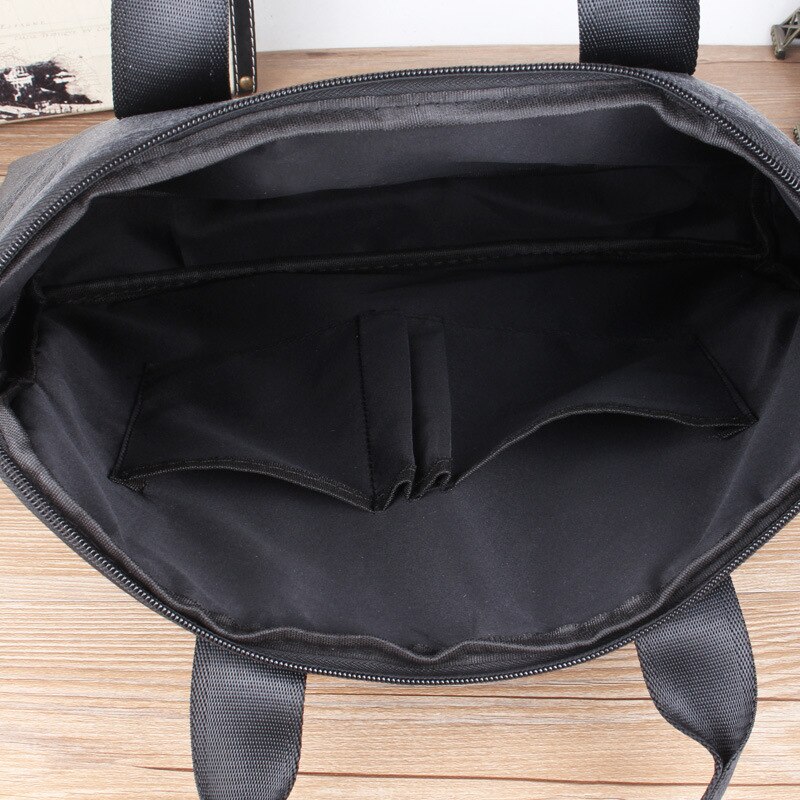 Business Office Men'S Briefcase Practical Simple Large Capacity File Bag Oxford Cloth Handbag