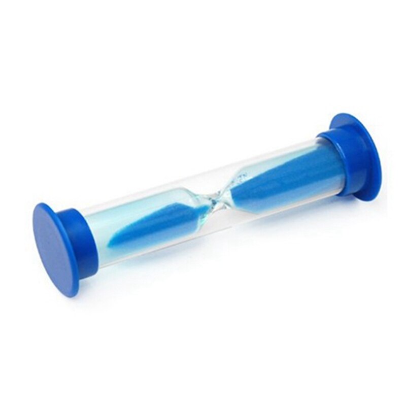 2 Pcs Sand Timer Hourglass 2 Mins Blue &amp; One Minute Black