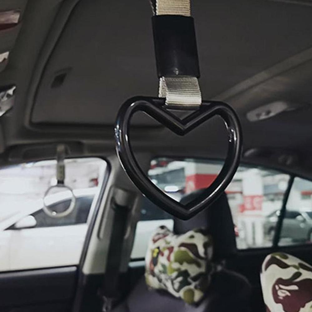 Nylonrem bil dragring handtag rem charm runt jdm styling tunnelbana drift tåg handtag bussrem charm leksaksbil ring tsurik  h2 b 4