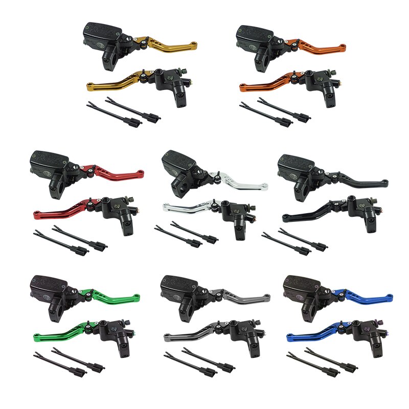 Levier de frein et embrayage hydraulique avec maître cylindre, 1 ", 25mm, universel, pour moto Yamaha, Suzuki, Honda