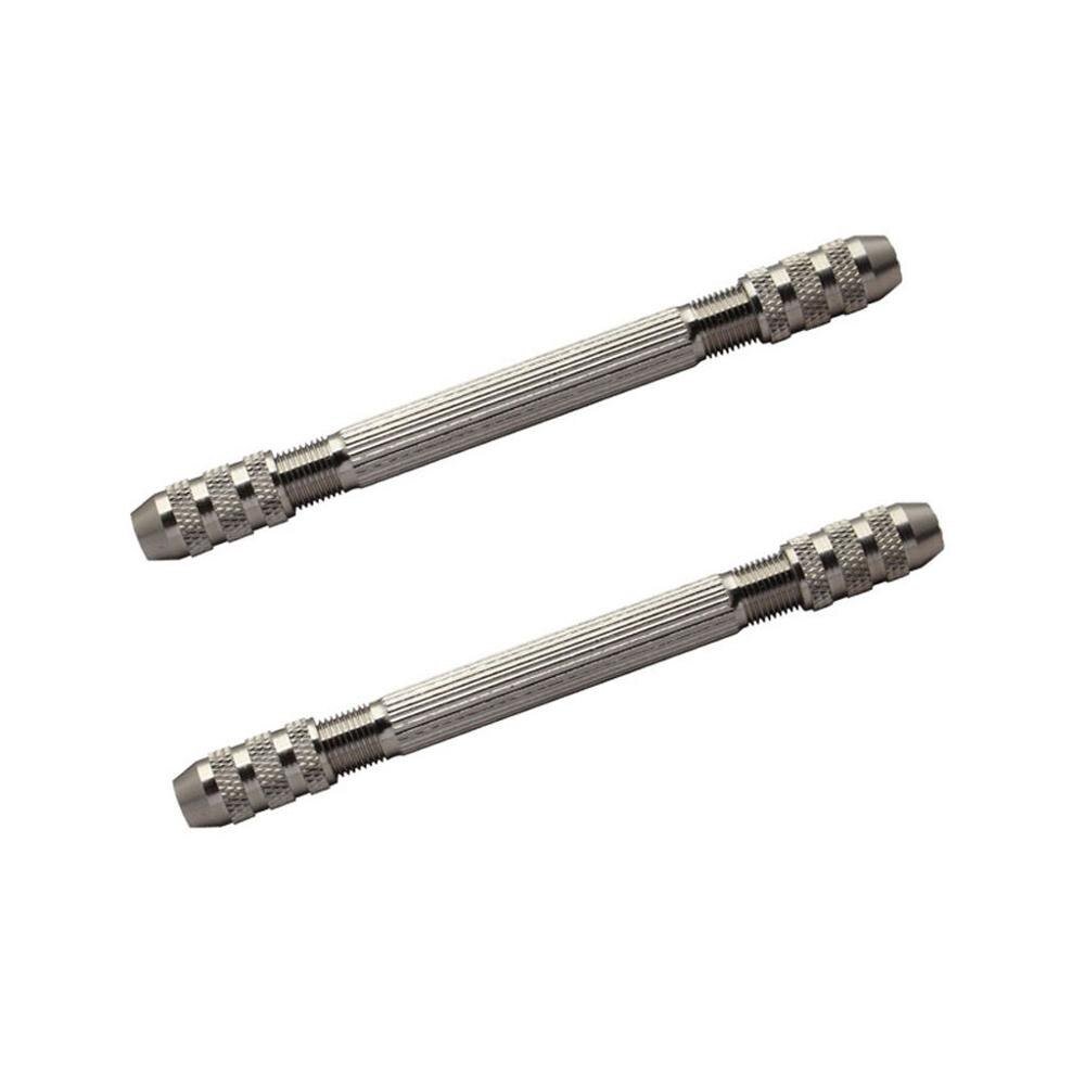 Swivel Head Pin+10pcs Micro HSS Twist Drill Bits For Jewelry Watch Hobby Hand Tool Jewelry Making Tool Mini Pin Vise Wire Decor: 2pcs