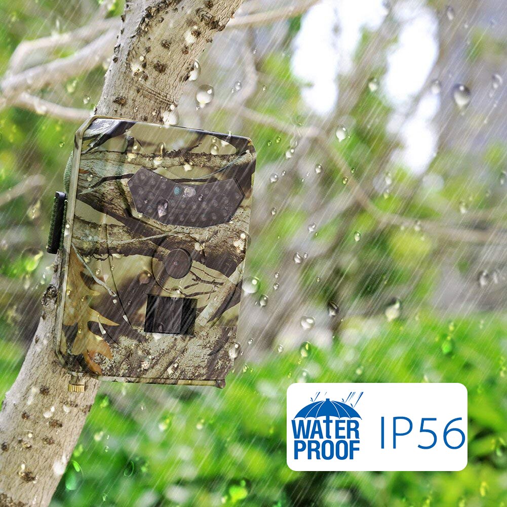 Trail Camera 16MP 1080P Wildlife Camera with 120° Wide Games Camera