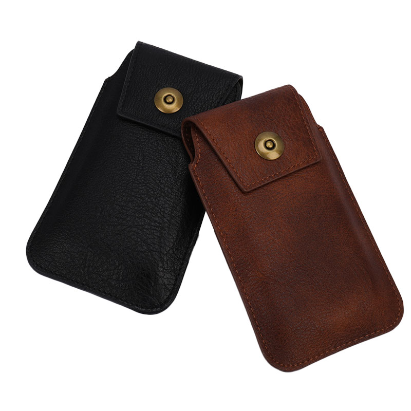 4.7-6.5 " striae heuptas voor mobiele telefoon universele tas draagbare zak voor iphone xs max hoesje heren zakelijke tassen