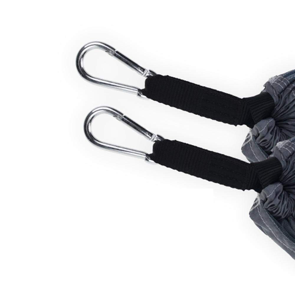 Hängmatta med myggnät resehängmatta nylon för vuxencamping utomhushängande svängsäng bärbar campingtält sovsäng