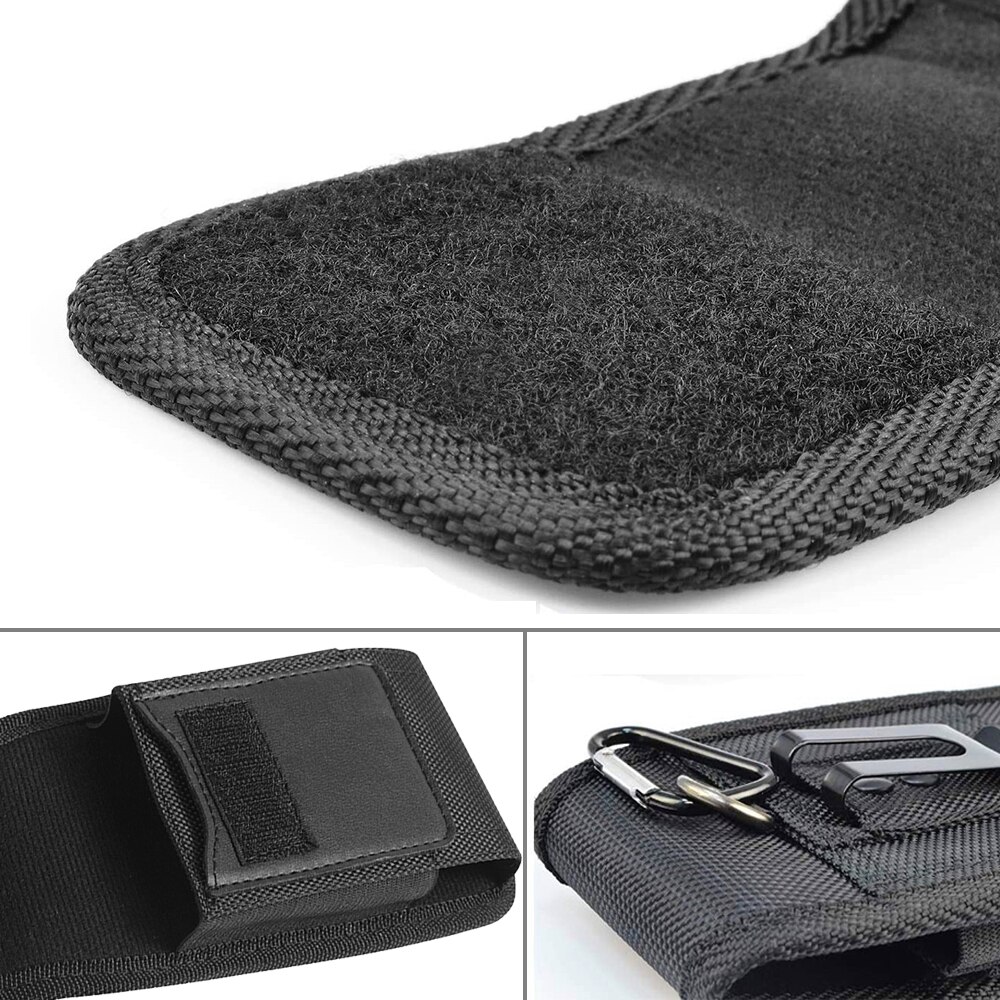 Telefoon Tas Voor Blackview BV9900 Case Belt Clip Holster Oxford Doek Card Pouch Voor Doro 8050 Mannen Taille Opknoping Pack