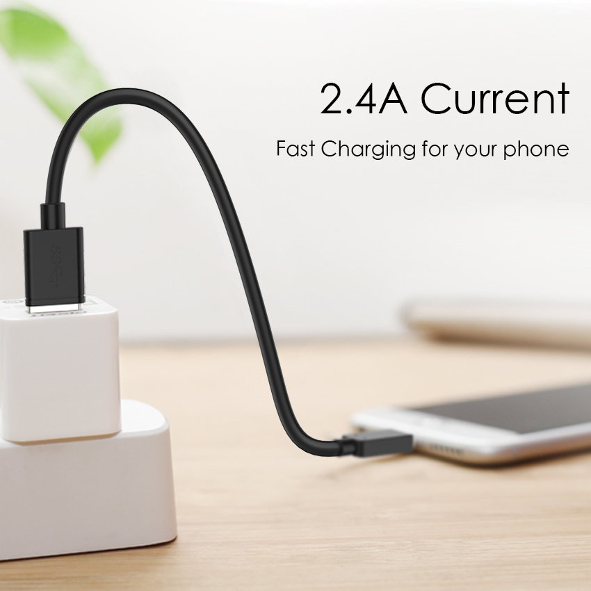 JianHan-Cable USB 3,0 tipo C de 5Gbps, Cargador rápido, Cables tipo C para Xiaomi 4C Mi5 Samsung S8 Plus Huawei P9 LG G5 Oneplus 2 3