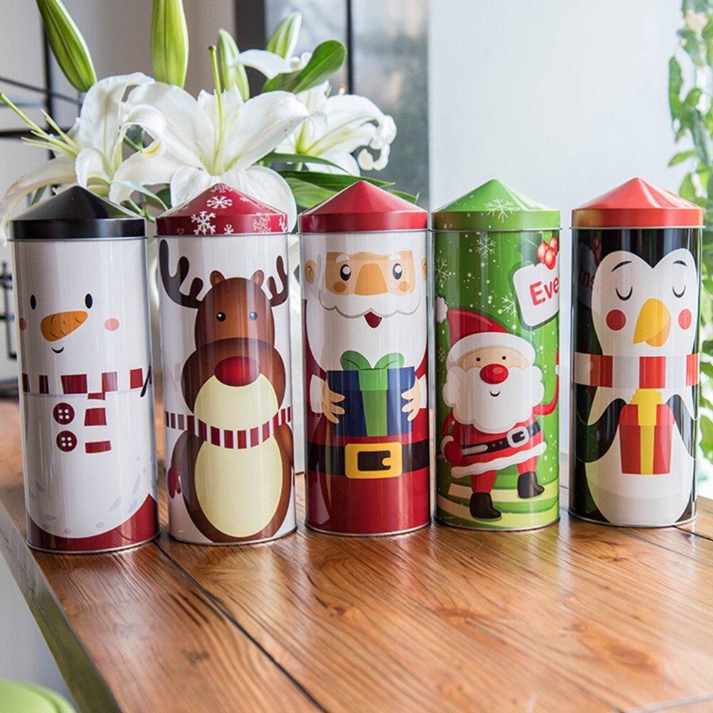 2Pcs Cartoon Iron-Art Storage Box Candy Box Box Decor for Hotel Home Party: Default Title