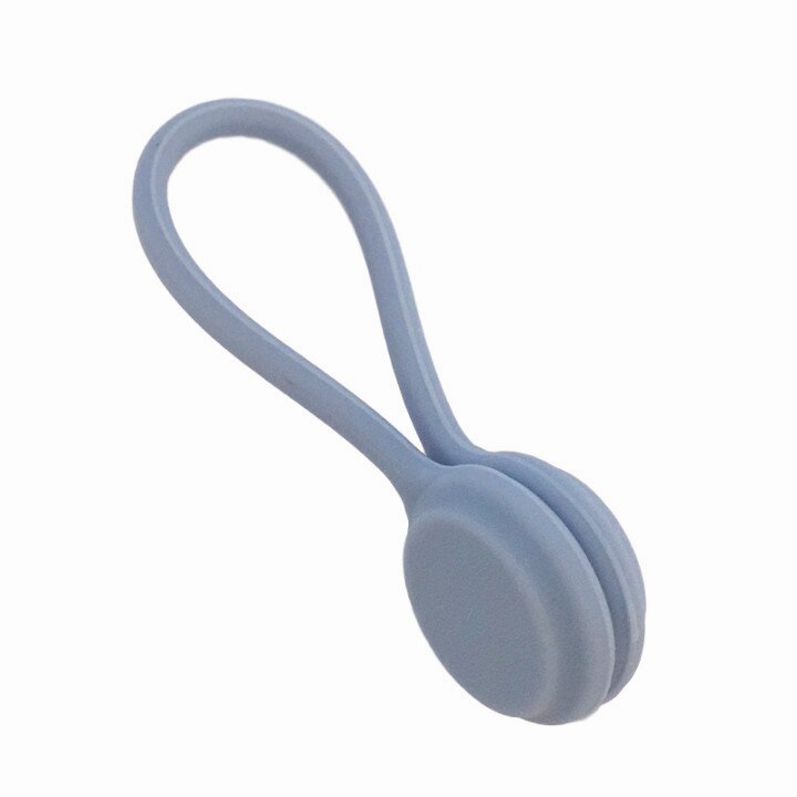 Silicone Cable Organizer Headset Phone Earphone Cable Winder Wire Management Holder Office Organizer Mouse Cord Clip Protector: Grey