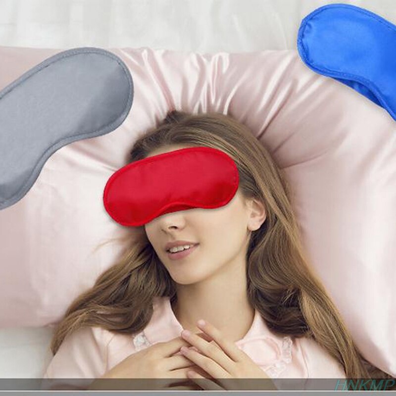 1pc Cute Eye Aid Travel Rest Eye Cover Sleeping Mask Aviation Sleep Mask Unisex Portable Elastic Bandage Eye Masks