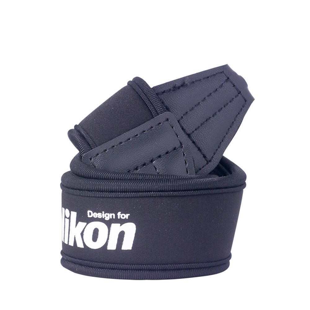 Camllite Skidproof Elastic Black Shoulder Neck Camera Strap For Nikon D90 D3200 D3000 D7000 D7500 D7200 D7100 D5300 D610 D500: White