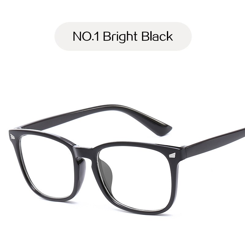 Yooske lås blå lys briller kvinder mænd overdimensioneret filter reducerer brillerammer til mænd computer blokerende beskyttelsesbriller briller: Lys sort