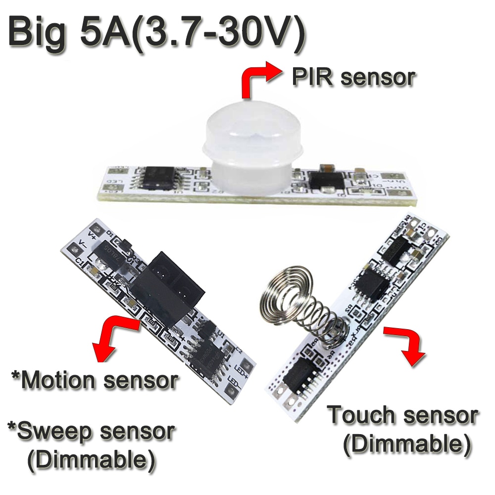 IR sensor switch DC 12V/24V IR Hand Wave Sensor Switch 10A Hand Sweep Switch 10cm Sense Distance