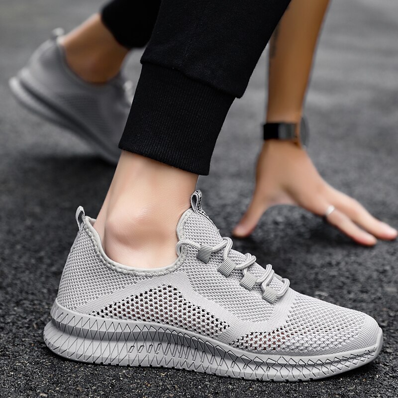 Goedkope heren tennisschoenen, comfortabele outdoor jogging sportschoenen, stabiele sportschoenen voor heren, fitnessschoenen