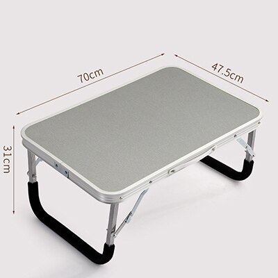 70 x 47.5 x 31cm draagbare opvouwbare laptoptafel ijzeren standaard slaapbank kantoor laptopstandaard bureau computer notebook bedtafel: Hh470900 cs 3