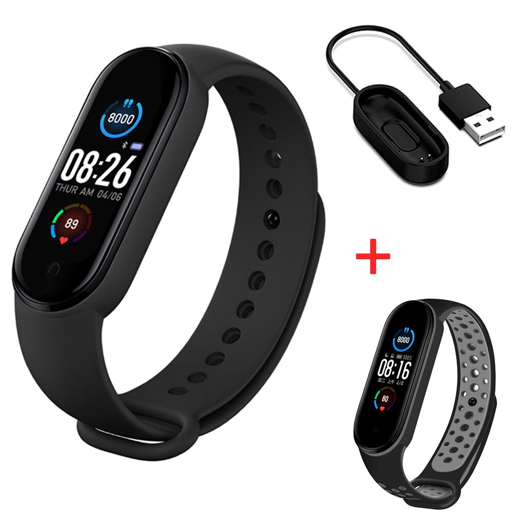 M5 Smart Band M5 Smart Uhren Sport Fitness Tracker Pedometer Herz Rate Blutdruck Monitor Bluetooth Armband Männer Frauen: 2