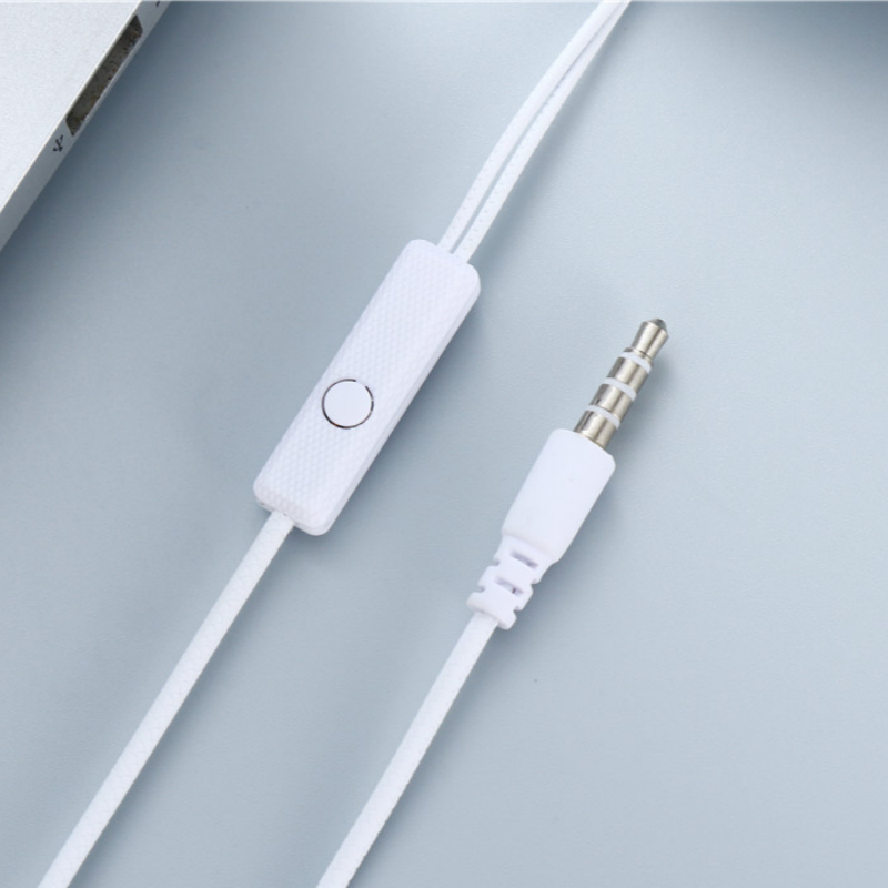 Nouvelle casque filaire 3.5mm Sport écouteurs avec basse téléphone écouteurs stéréo casque avec micro contrôle du volume musique écouteurs