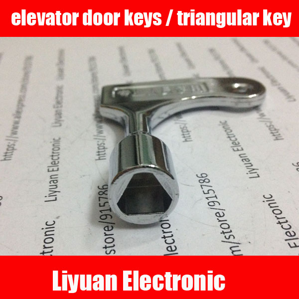 1 stk. liftdørnøgler / trekantet nøgle / universalnøgle