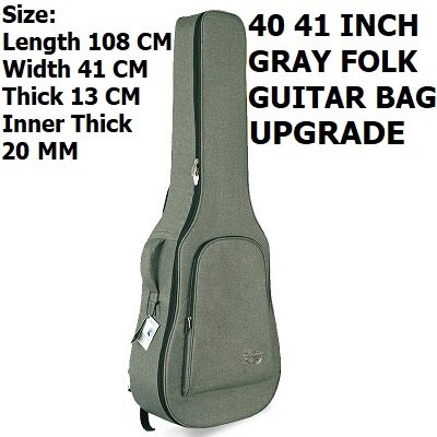 Akustisk gitarrväska 41 tums balladgitarrväska elgitarrväska 36 tums folkgitarrväska basväska gitarrskyddsväska: 41 tums väska 20mm