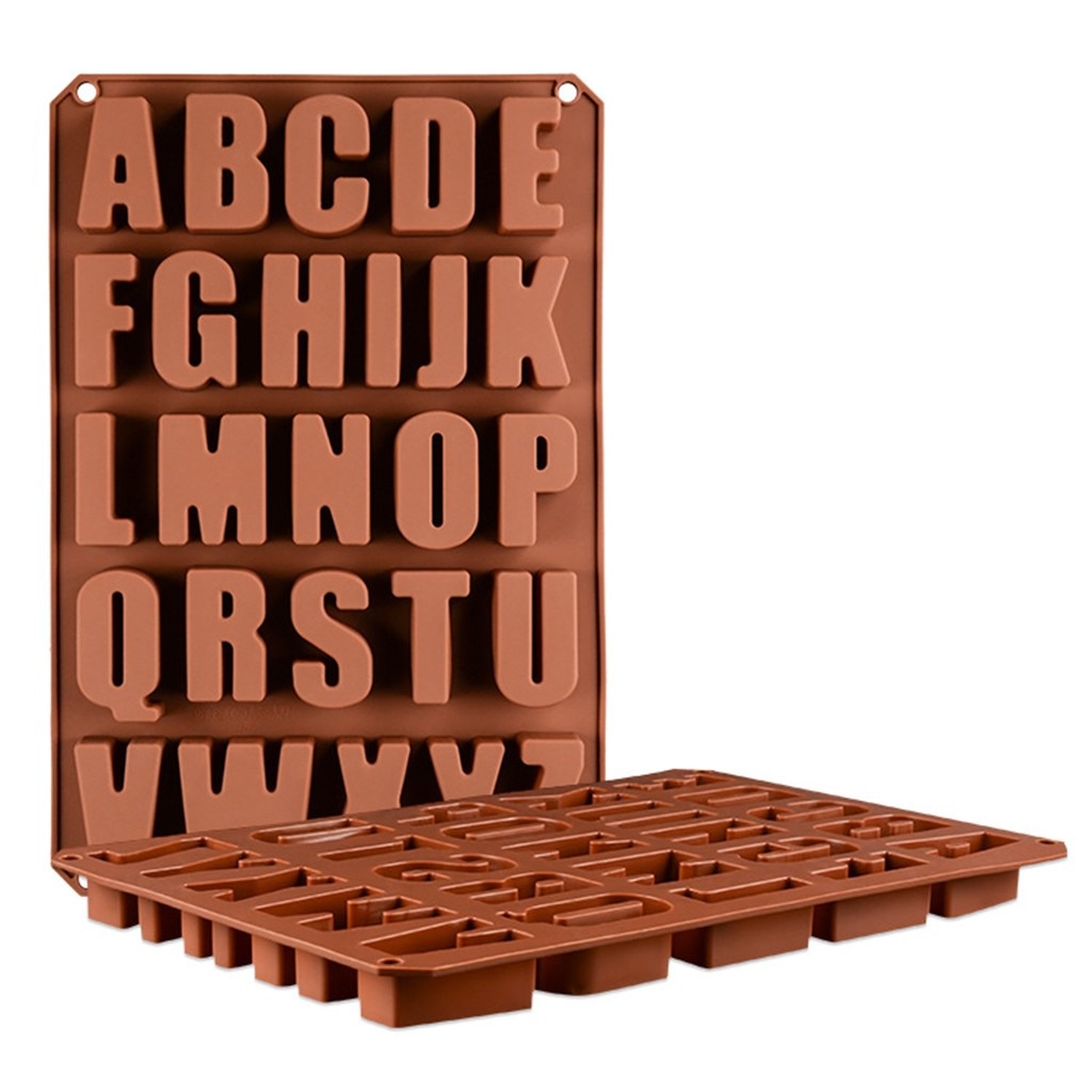 1 PC 26 Engels Alfabet Letters Chocolade Silicone Mould Cakevorm Candy Fondant Mallen Bakken Accessoires Keuken bakvorm