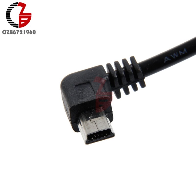 Mini USB Car Power Charger Adapter Cable Cord For Navigator Gps Driving Recorder