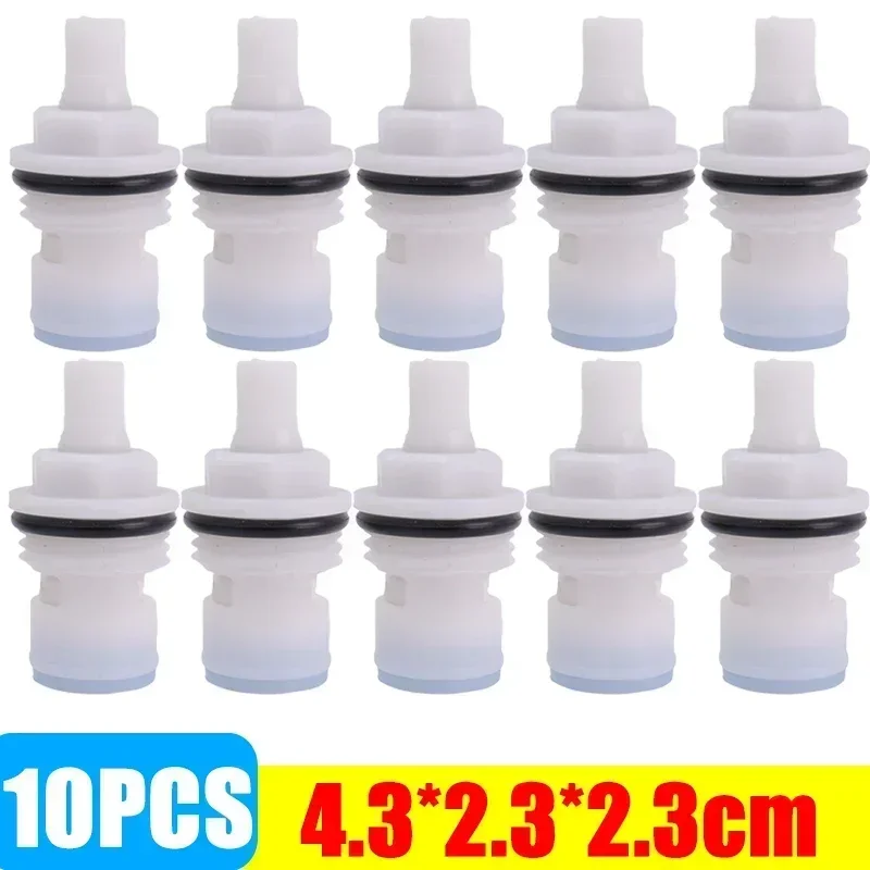 10/1PCS Universal Faucet Valves Replacement Tap Brass Ceramic Disc Cartridge Inner Faucet Valve Bathroom Kitchen Sink Accessory: Orange