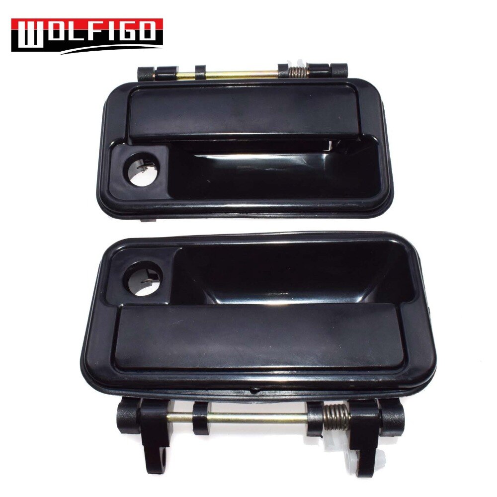 WOLFIGO Exterior Outside Front Left Right Door Handle Fit Suzuki Swift Geo Metro 1989-1994 8282060B025PK, 8281060B025PK