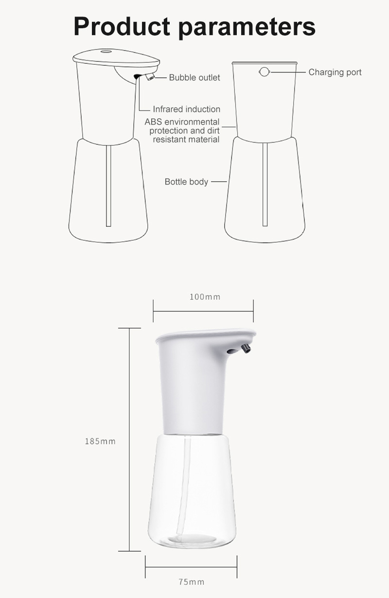 Pulvérisateur Portable à Induction avec capteur intelligent, désinfection automatique à l&#39;alcool, atomiseur à Induction, accessoires pour l&#39;école, l&#39;hôpital, le bureau et la maison, 300ML
