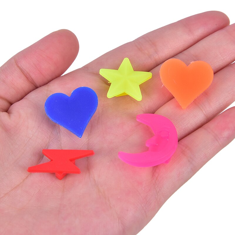 36 pçs estrela luminosa mista bicicleta roda falou contas clipe plástico falou grânulos de arame grânulos de bicicleta decorações